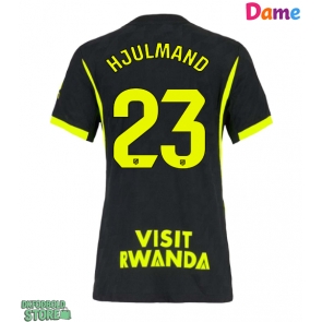 Atletico Madrid Morten Hjulmand #23 Replika Udebanetrøje Dame 2026-27 Kortærmet